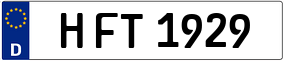 Truck License Plate
